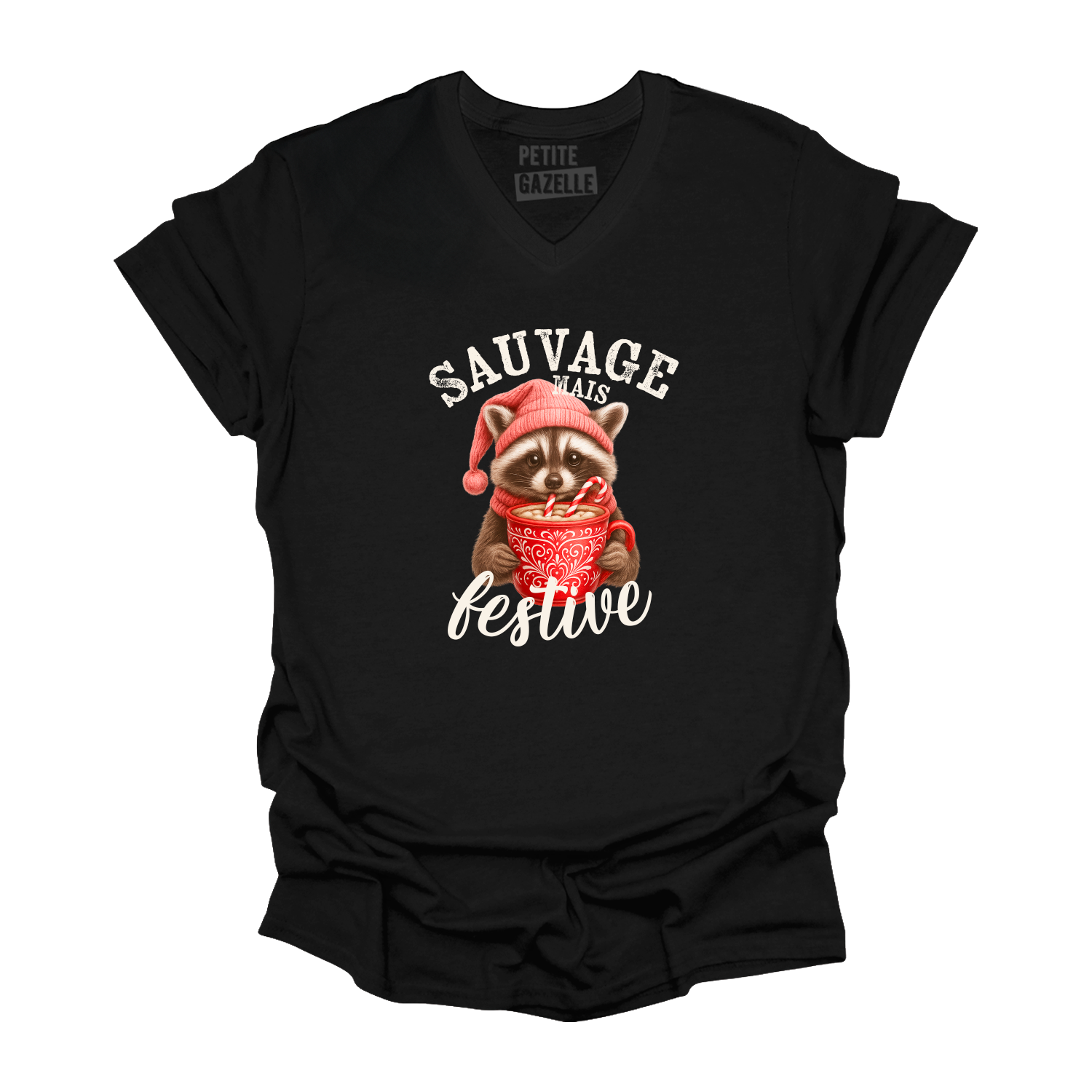 TSHIRT COL en V | Sauvage mais festive
