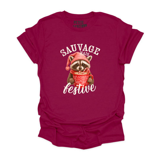 T-SHIRT COL ROND | Sauvage mais festive