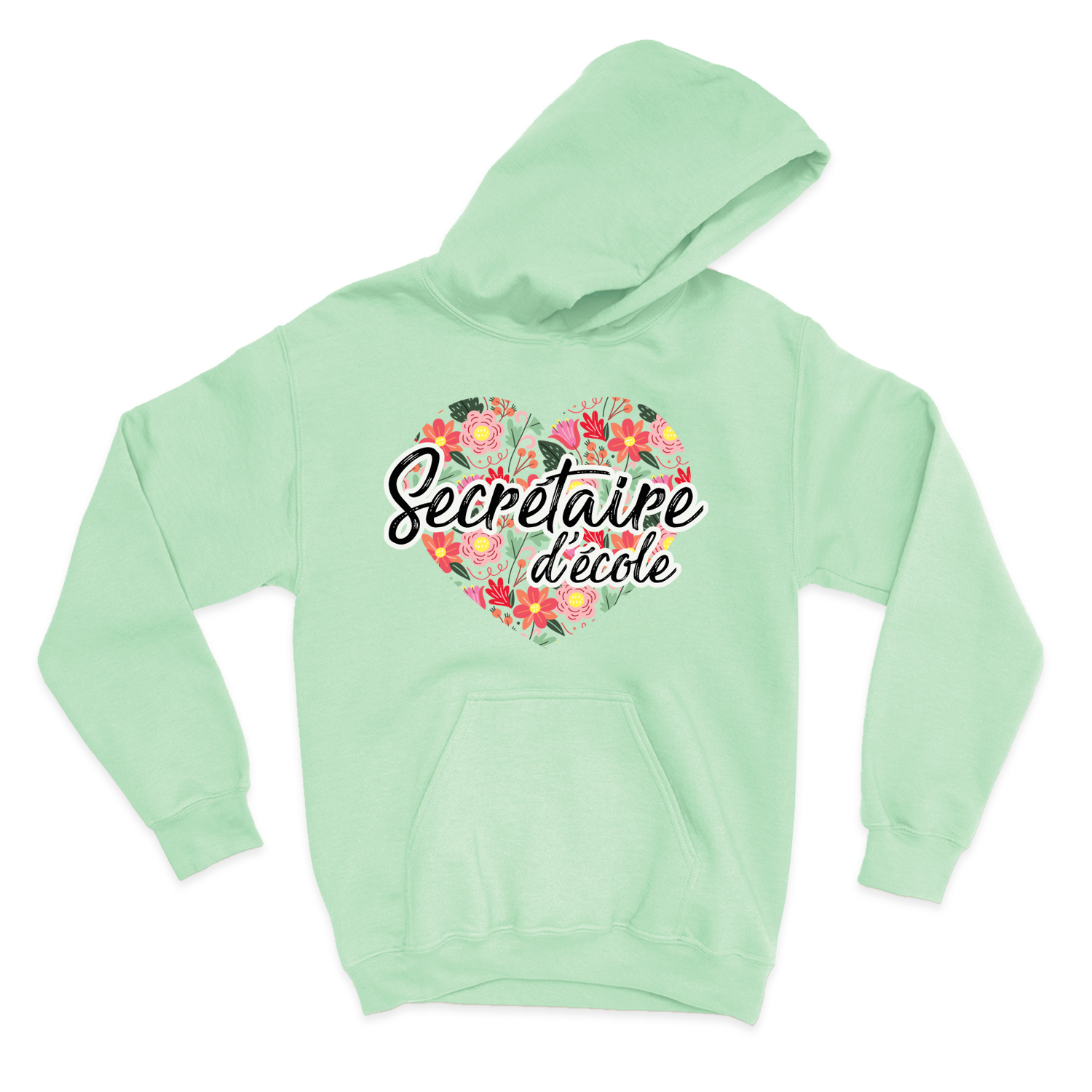 HOODIE | Secrétaire Coeurs & Fleurs