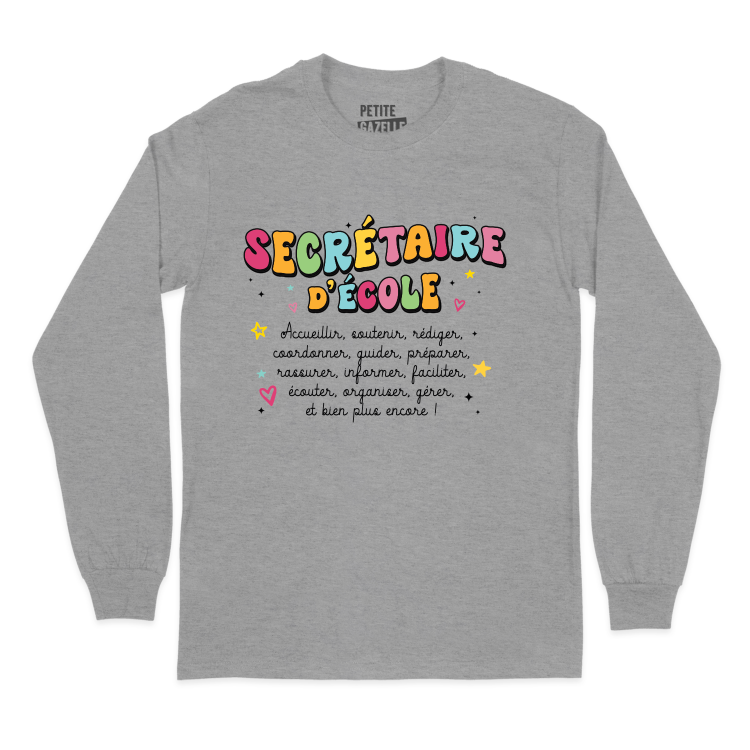 T-SHIRT À MANCHES LONGUES | Secrétaire Groovy