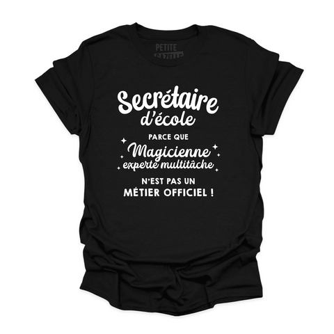 T-SHIRT COL ROND | Secrétaire Multitâche