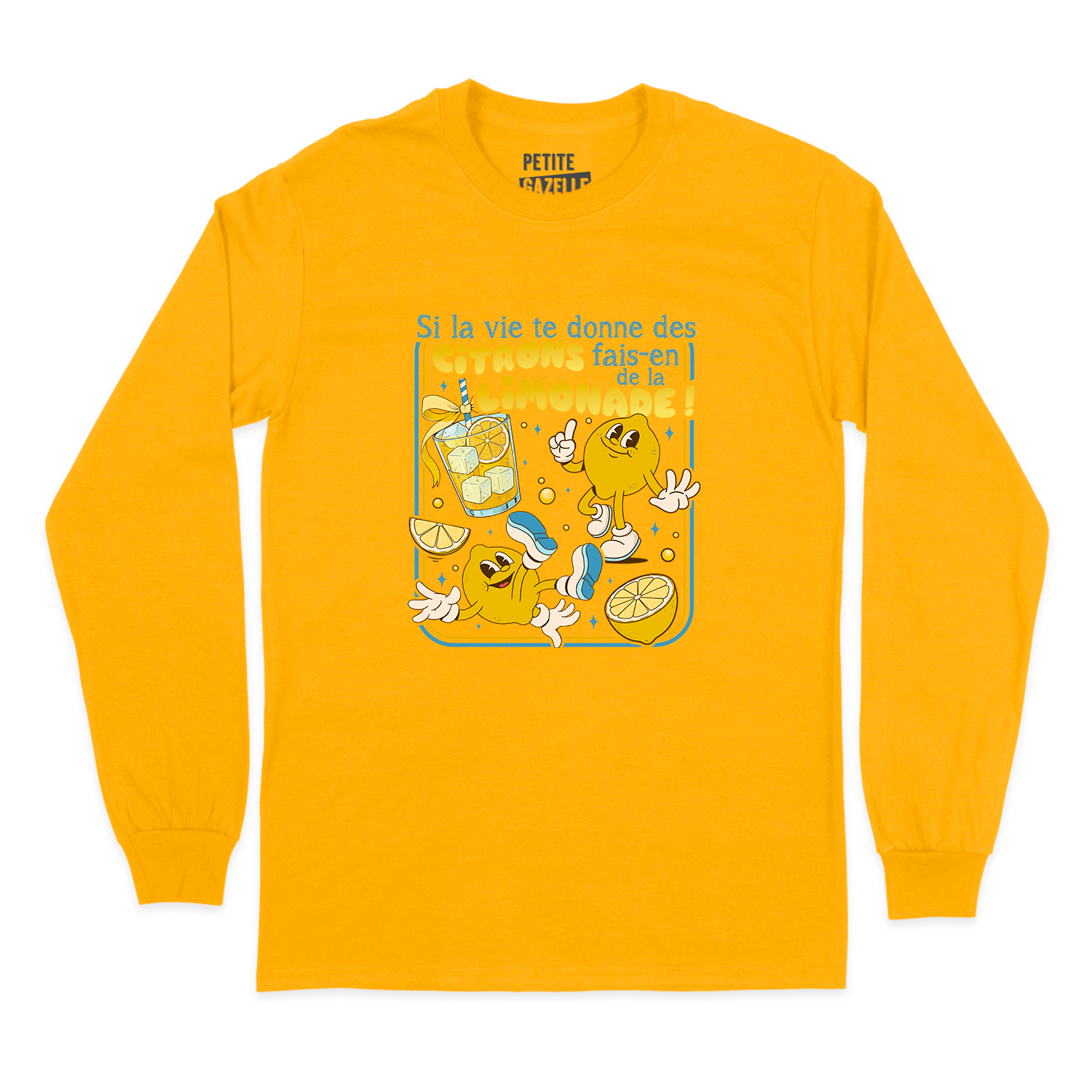 T-SHIRT À MANCHES LONGUES | Si la vie te donne des citrons