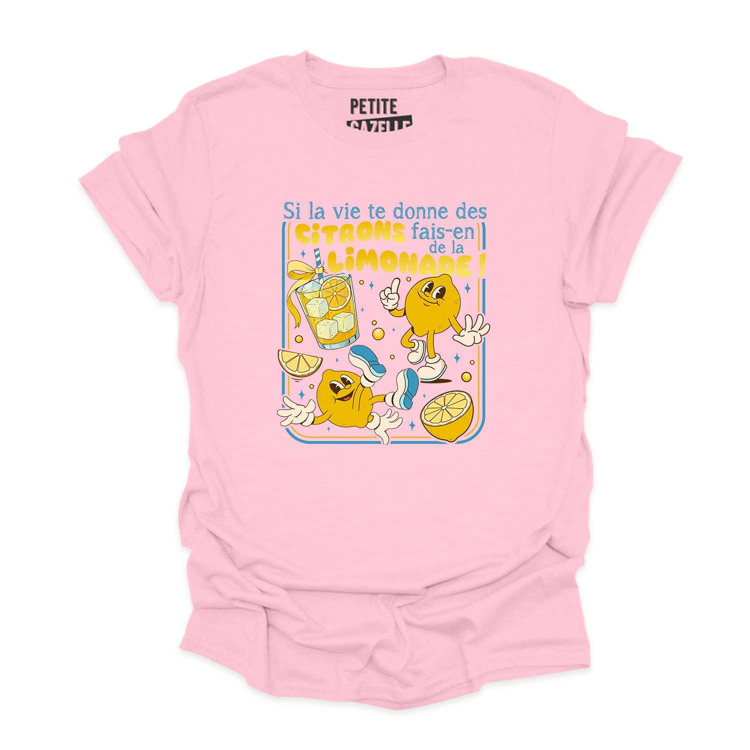 T-SHIRT COL ROND | Si la vie te donne des citrons