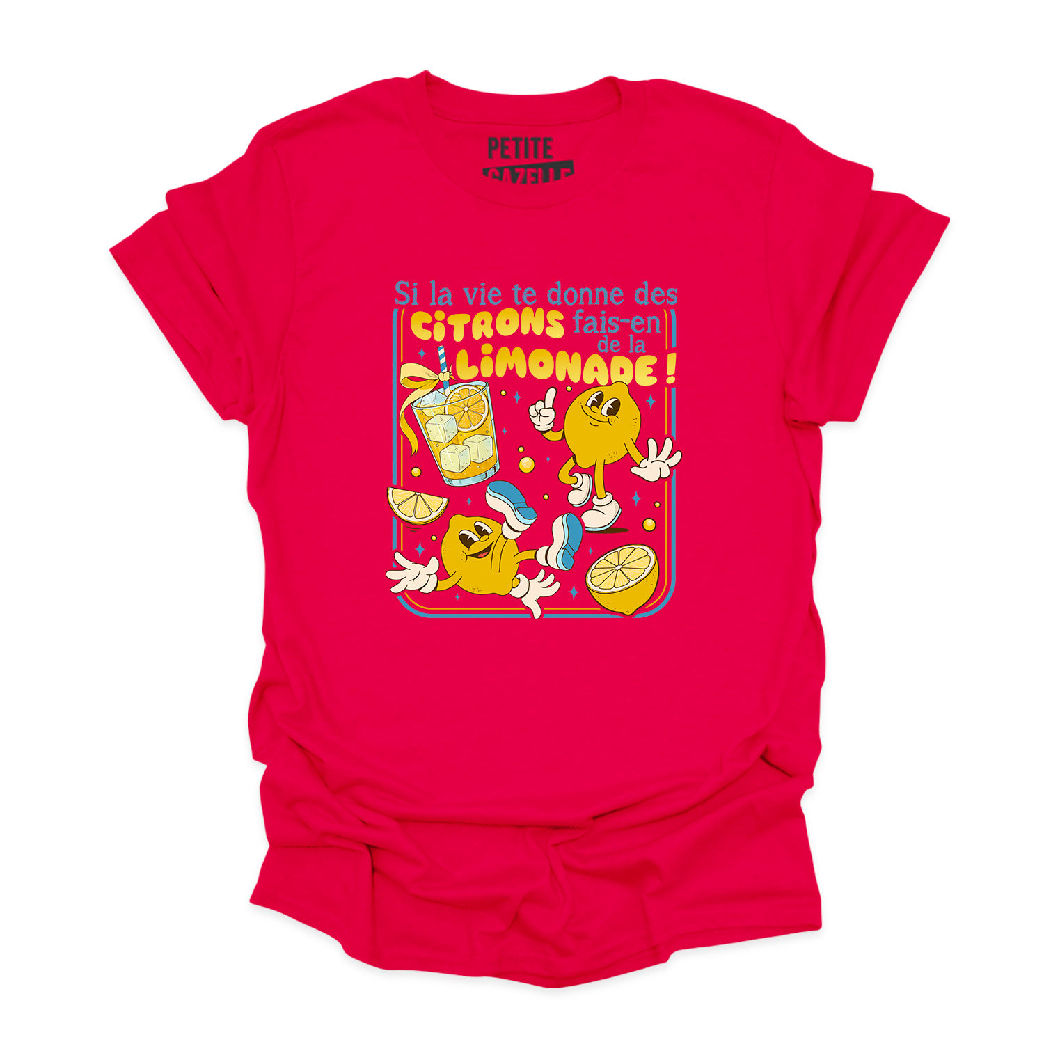 T-SHIRT COL ROND | Si la vie te donne des citrons