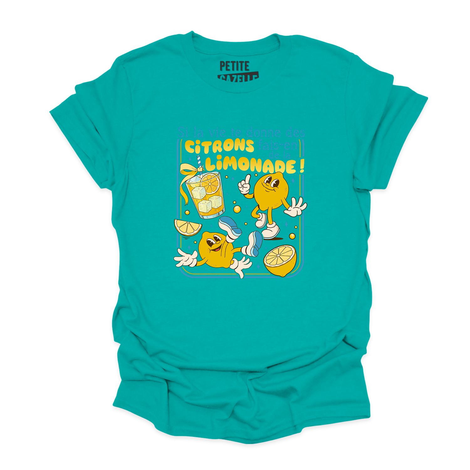 T-SHIRT COL ROND | Si la vie te donne des citrons