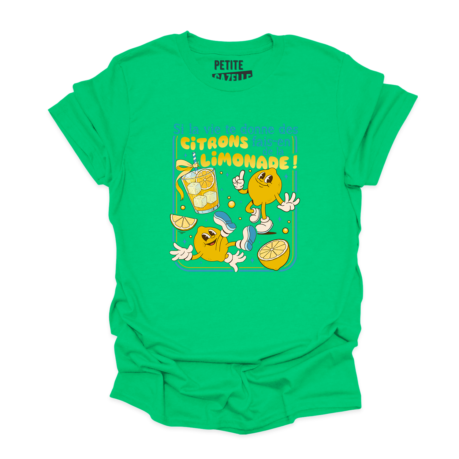T-SHIRT COL ROND | Si la vie te donne des citrons