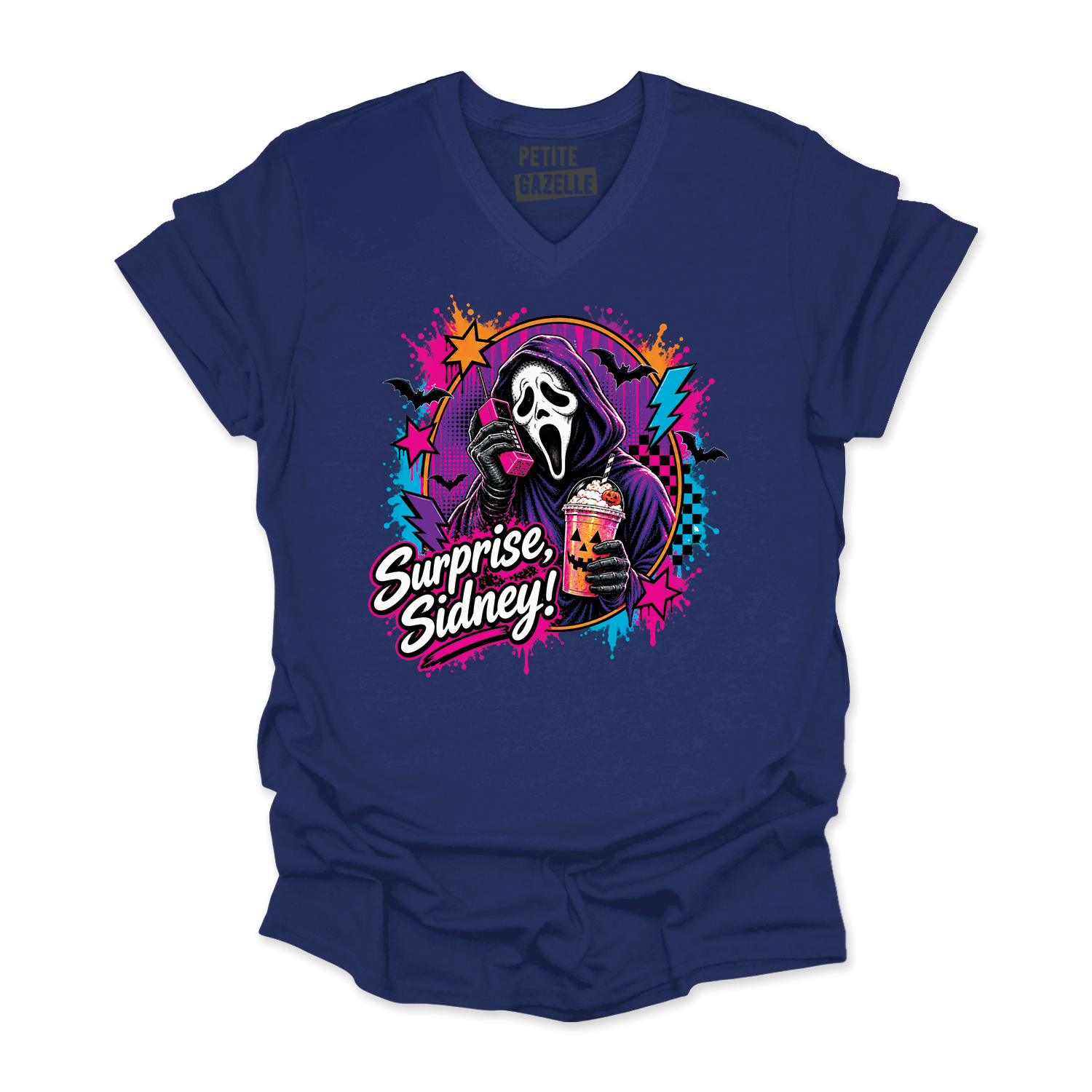 TSHIRT COL en V | Surprise Sidney !