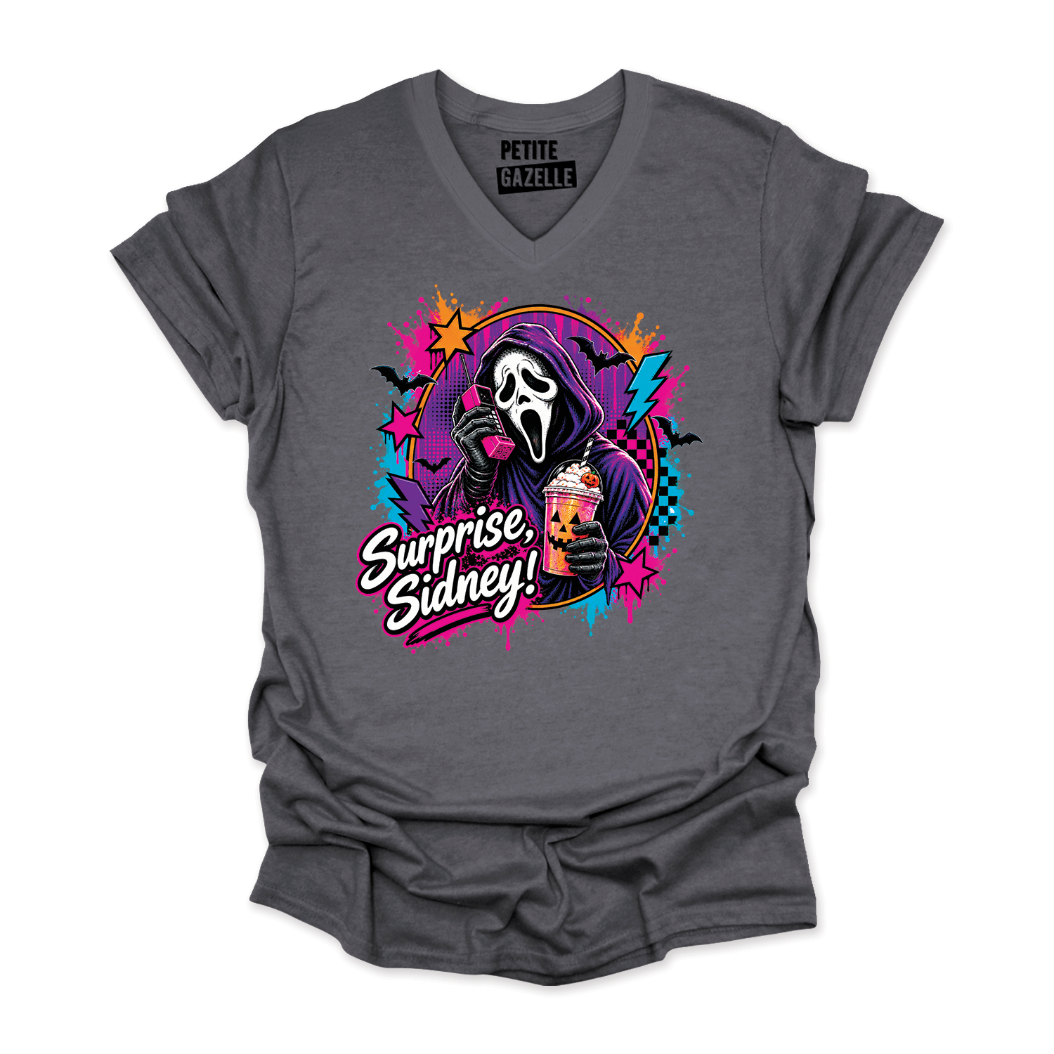 TSHIRT COL en V | Surprise Sidney !