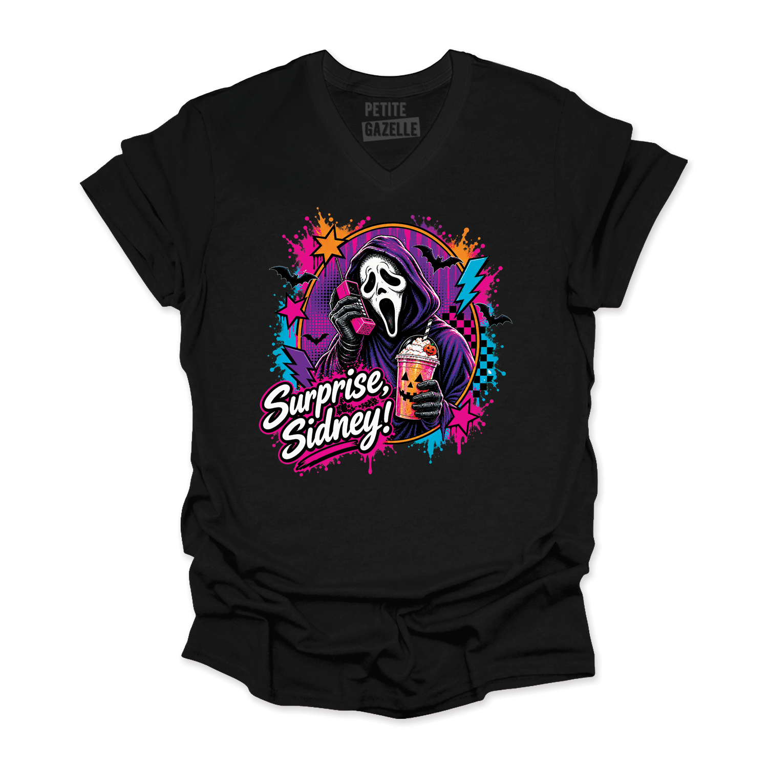 TSHIRT COL en V | Surprise Sidney !