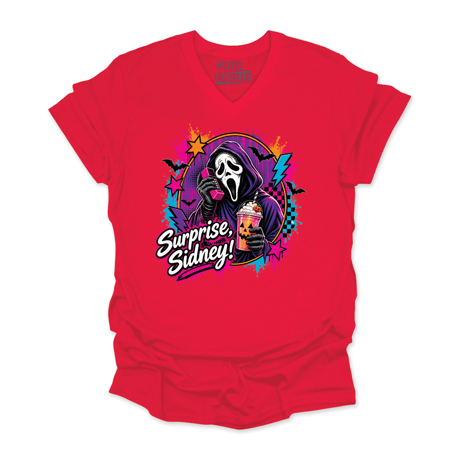 TSHIRT COL en V | Surprise Sidney !