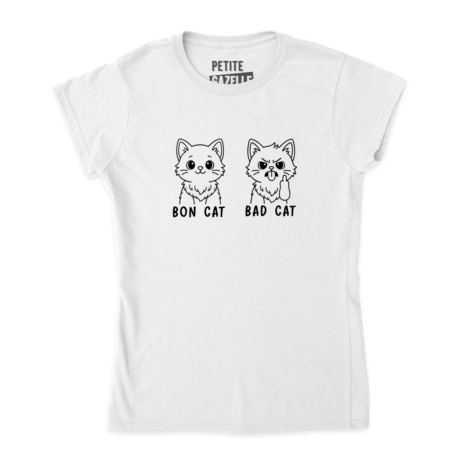 TSHIRT AJUSTÉ | Bon Cat Bad Cat