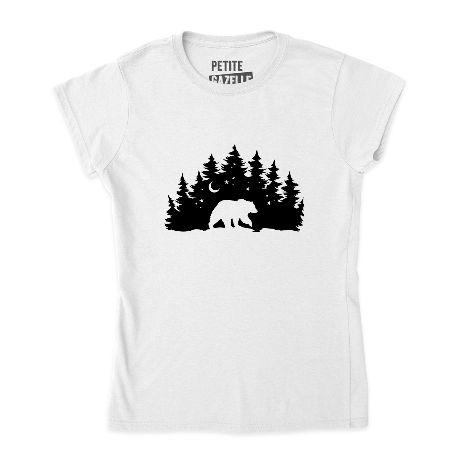 TSHIRT AJUSTÉ | Ours sous les étoiles