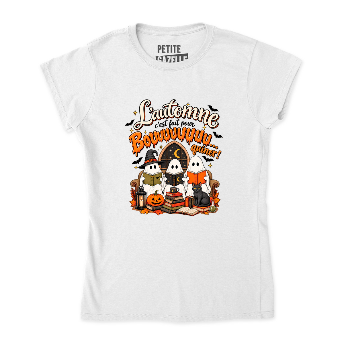 TSHIRT AJUSTÉ | L'automne c'est fait pour bouquiner !