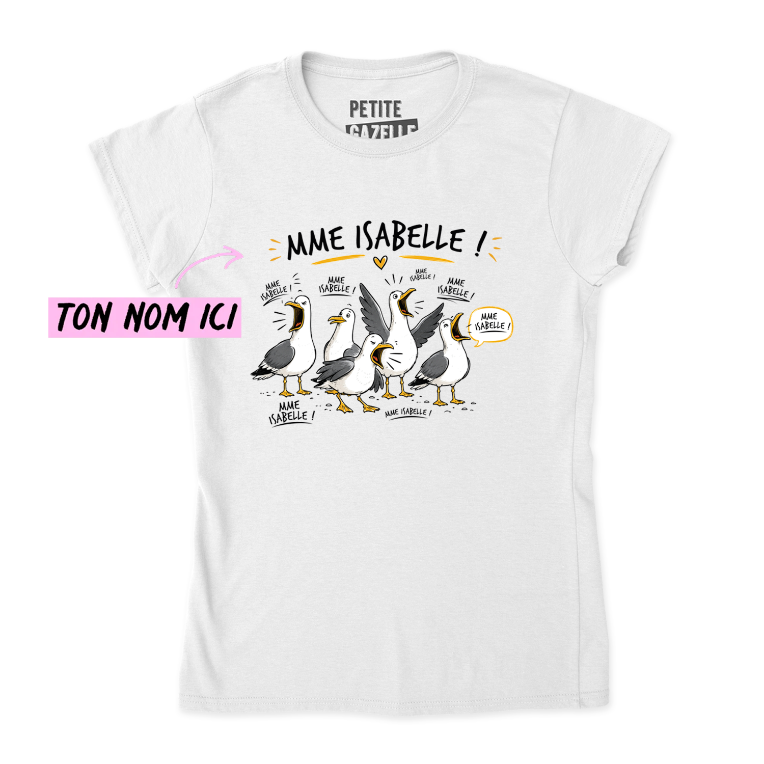 TSHIRT AJUSTÉ | Les petites mouettes