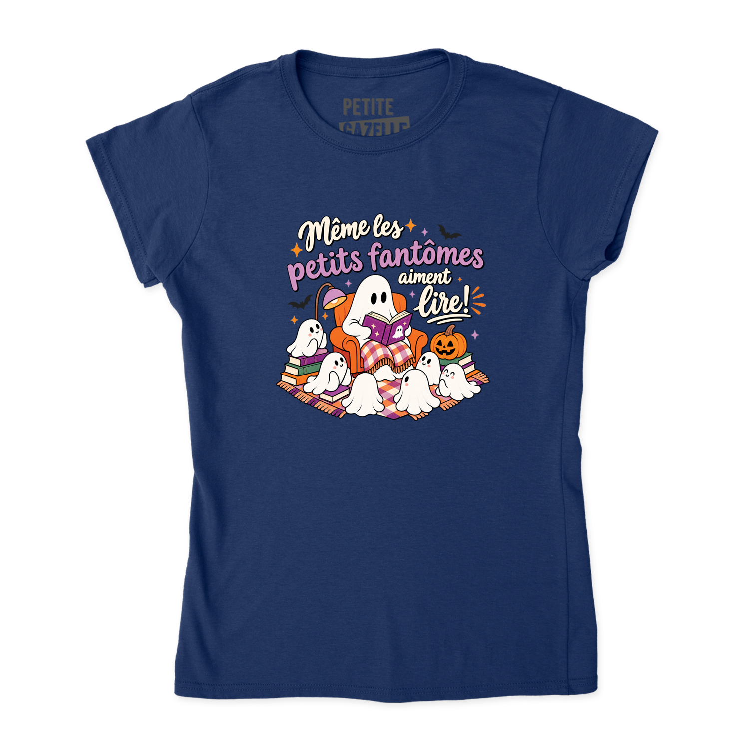 TSHIRT AJUSTÉ | Même les petits fantômes aiment lire !