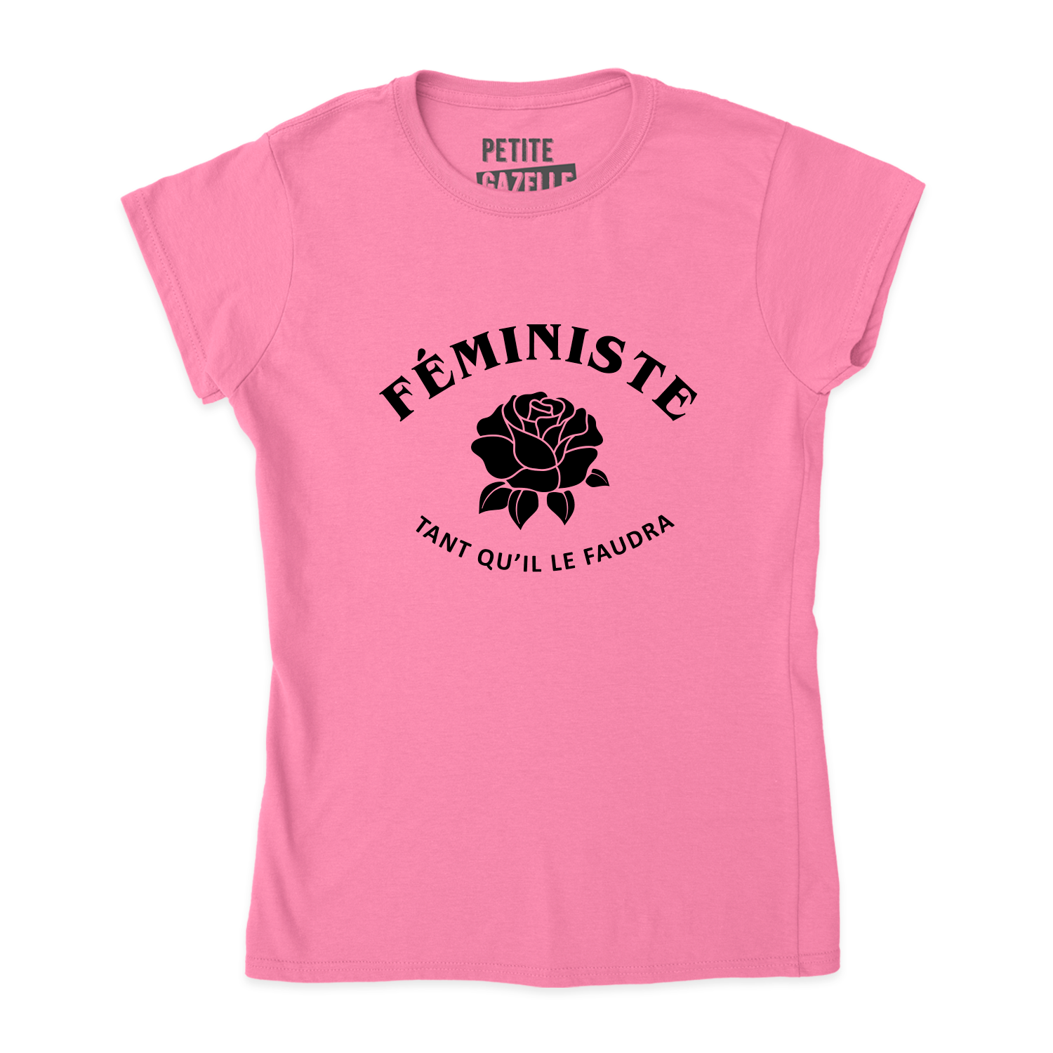 TSHIRT AJUSTÉ | Féministe tant qu'il le faudra