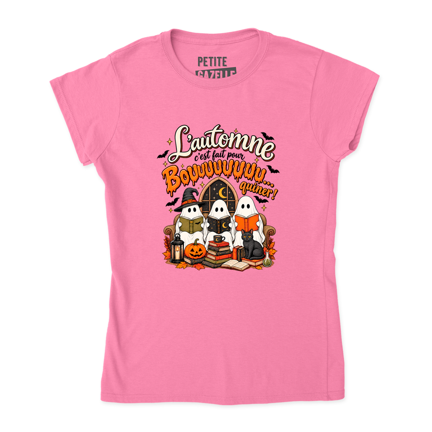 TSHIRT AJUSTÉ | L'automne c'est fait pour bouquiner !