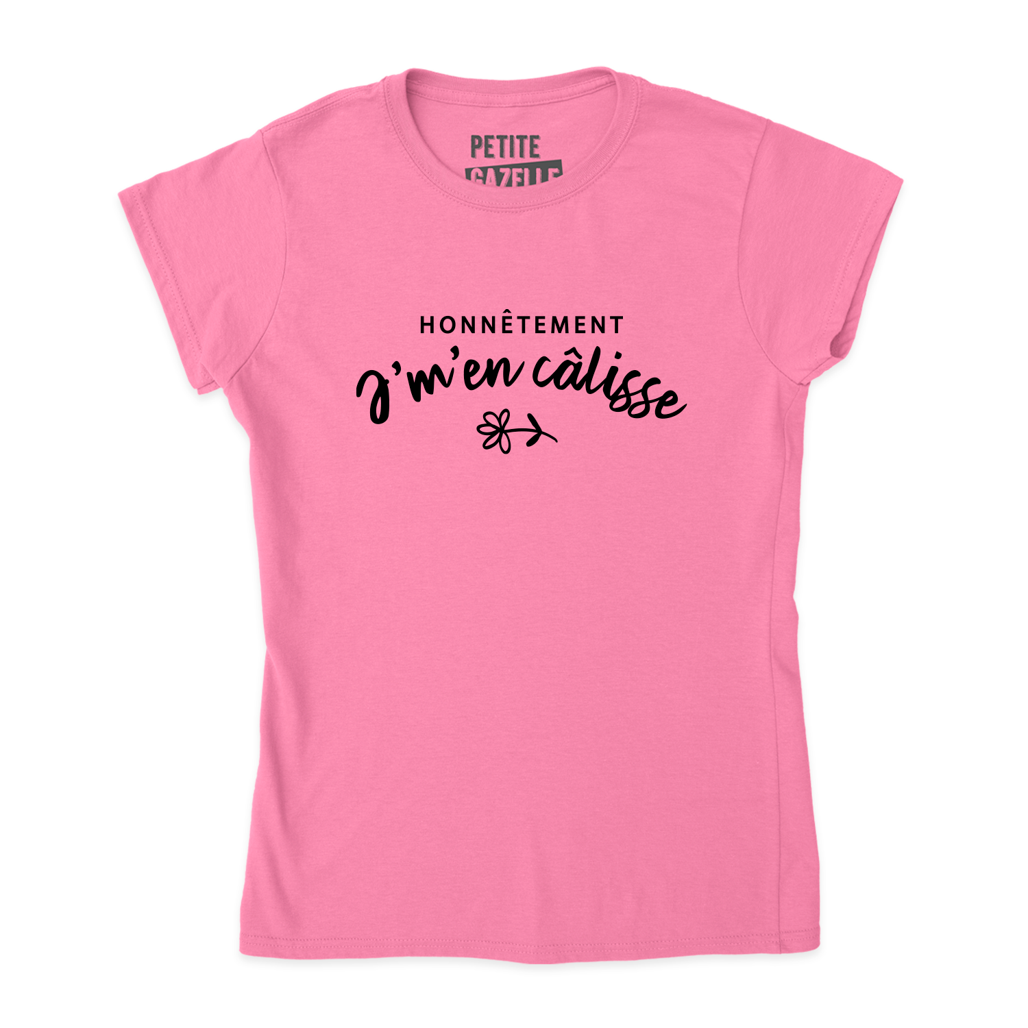 TSHIRT AJUSTÉ | Honnêtement j'men calisse