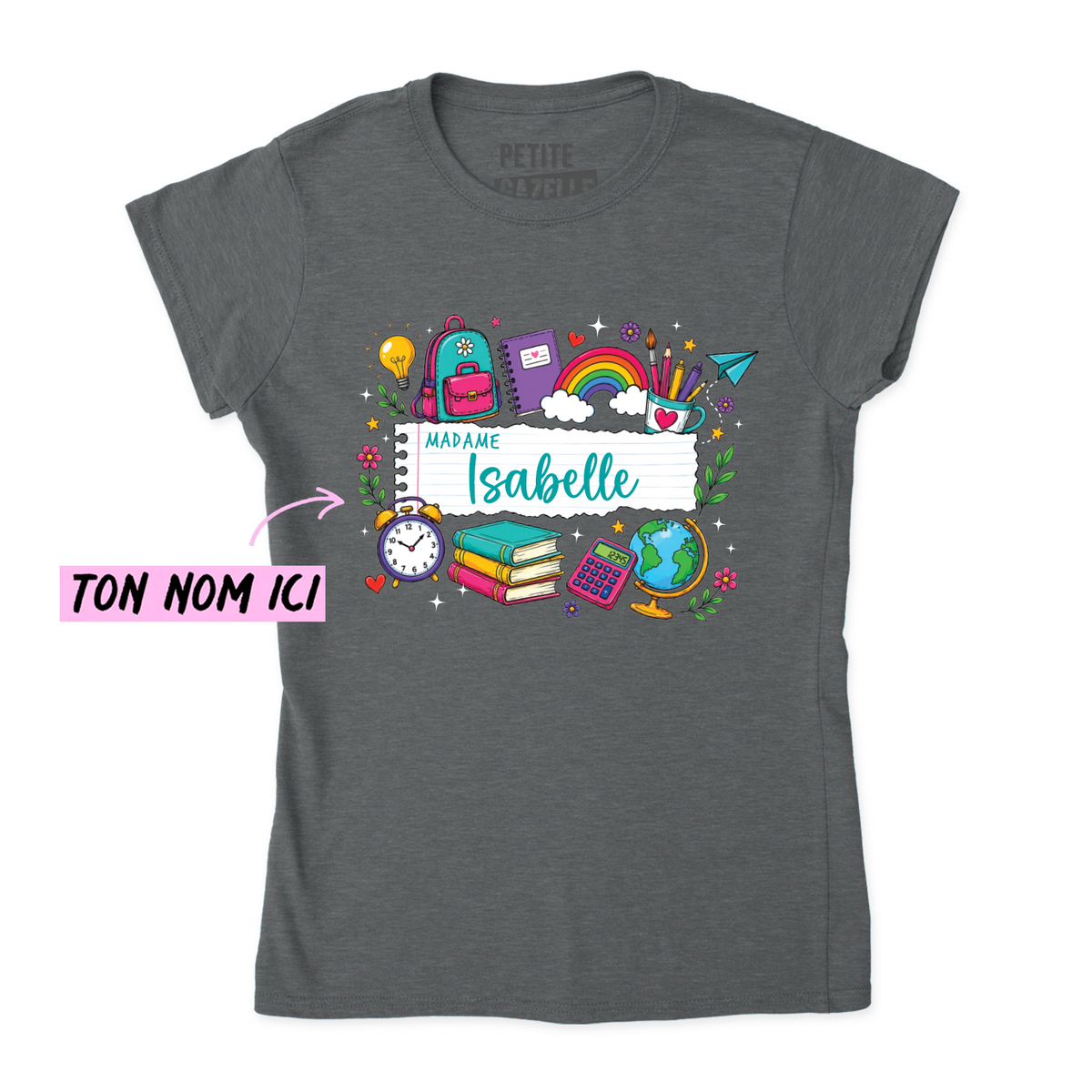 TSHIRT AJUSTÉ | Feuille Lignée