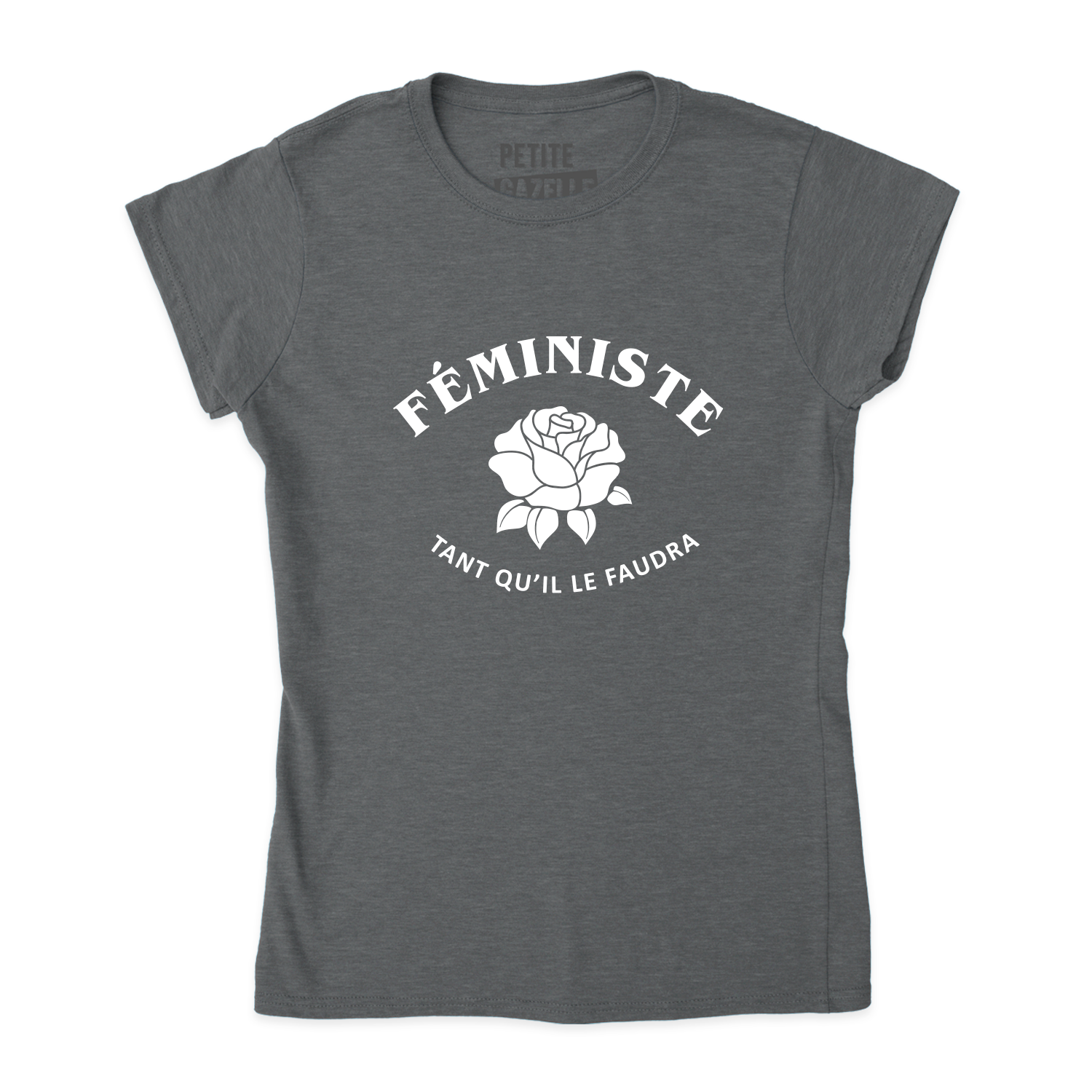 TSHIRT AJUSTÉ | Féministe tant qu'il le faudra