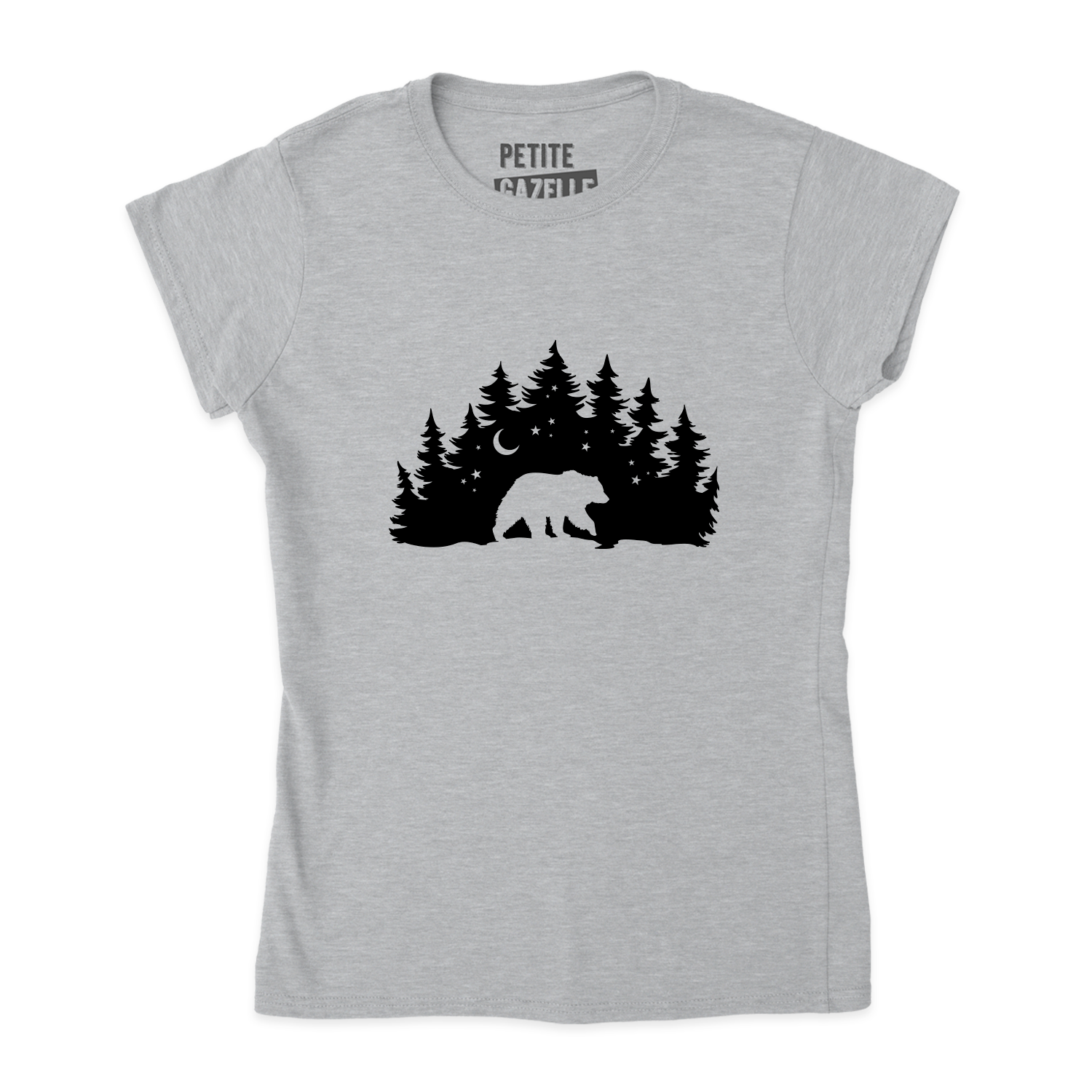 TSHIRT AJUSTÉ | Ours sous les étoiles