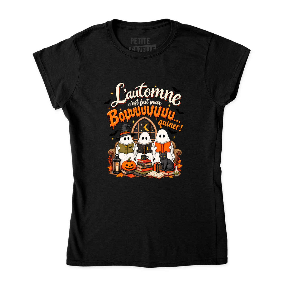 TSHIRT AJUSTÉ | L'automne c'est fait pour bouquiner !