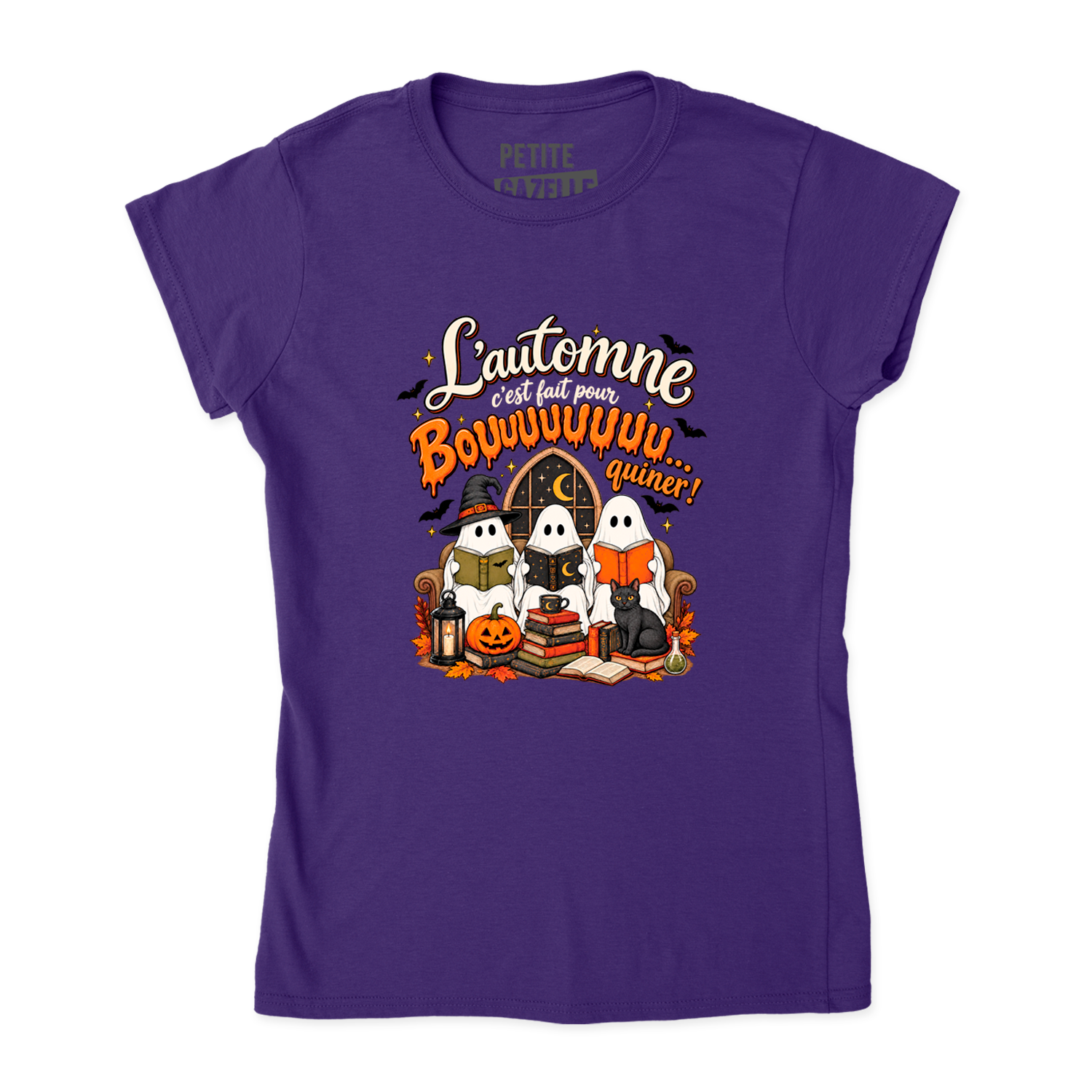TSHIRT AJUSTÉ | L'automne c'est fait pour bouquiner !
