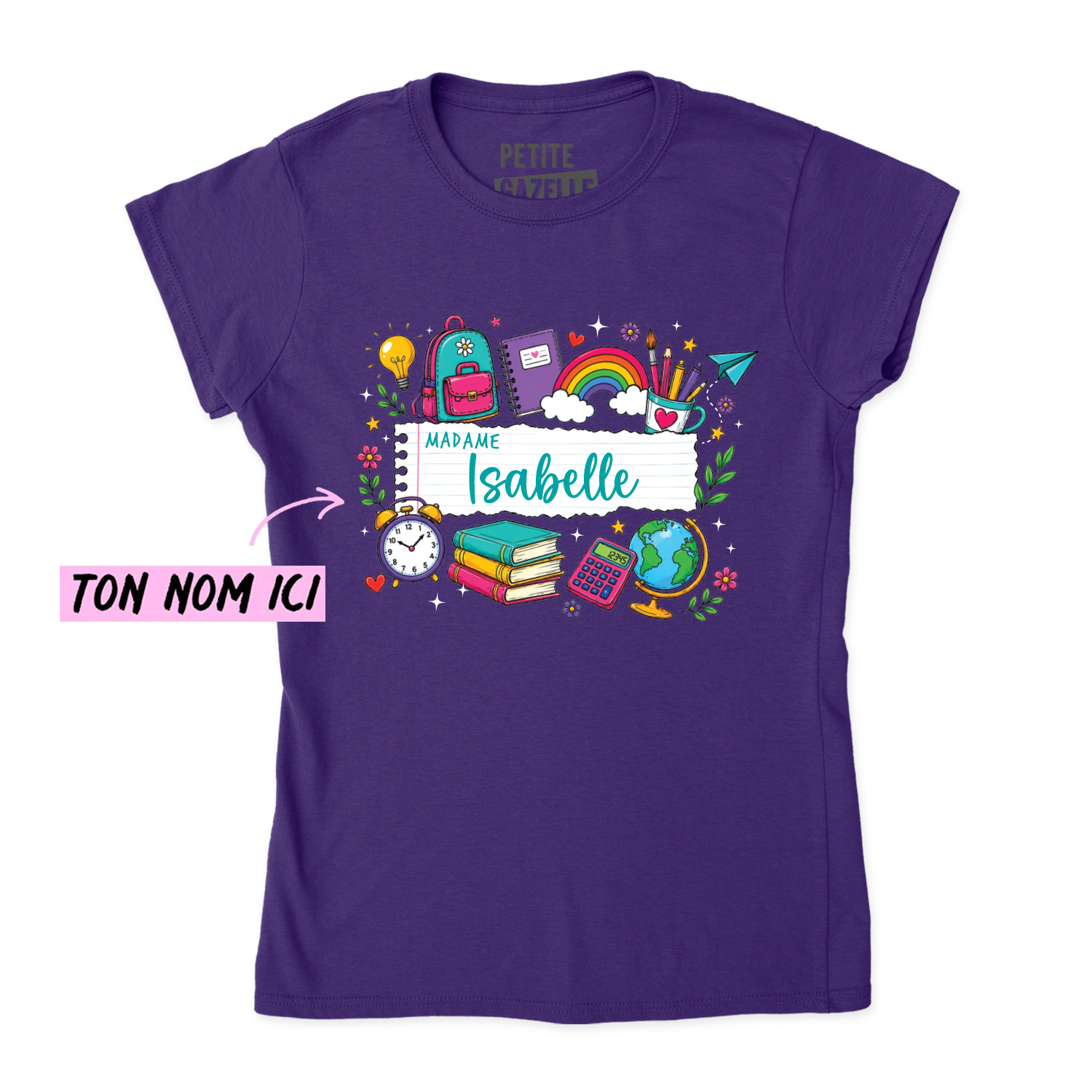 TSHIRT AJUSTÉ | Feuille Lignée