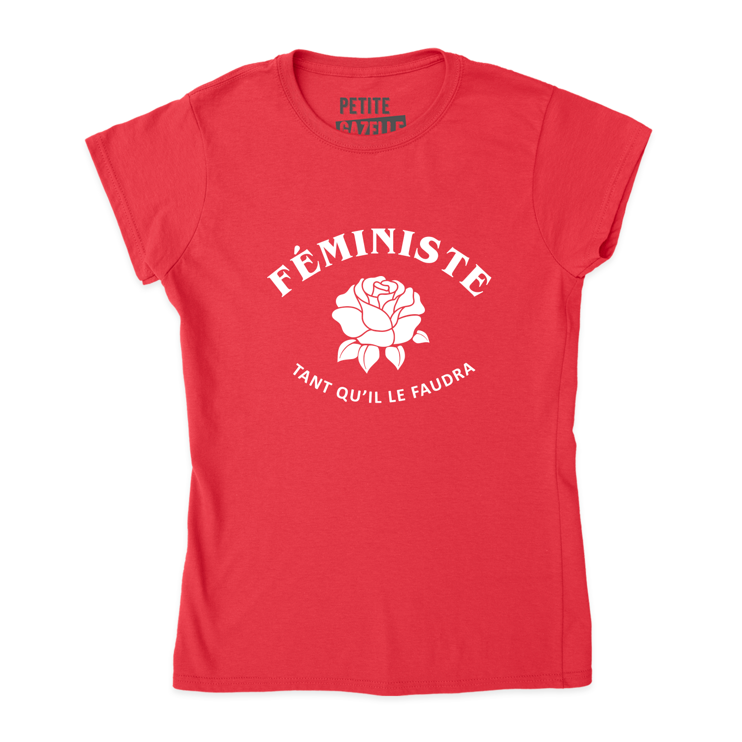 TSHIRT AJUSTÉ | Féministe tant qu'il le faudra