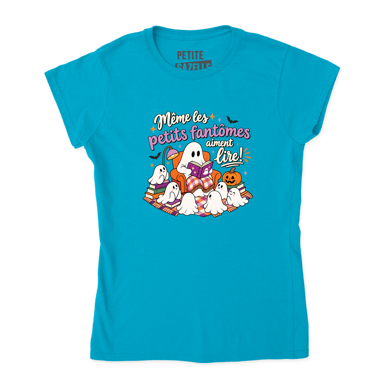 TSHIRT AJUSTÉ | Même les petits fantômes aiment lire !