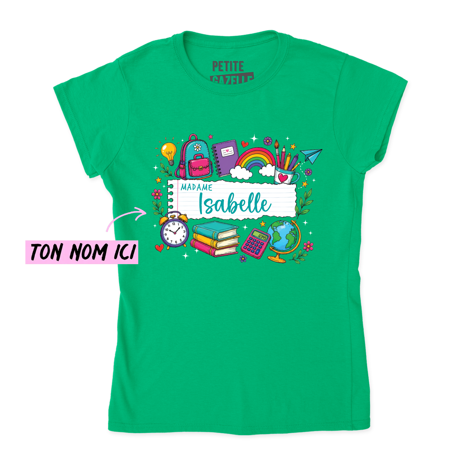 TSHIRT AJUSTÉ | Feuille Lignée
