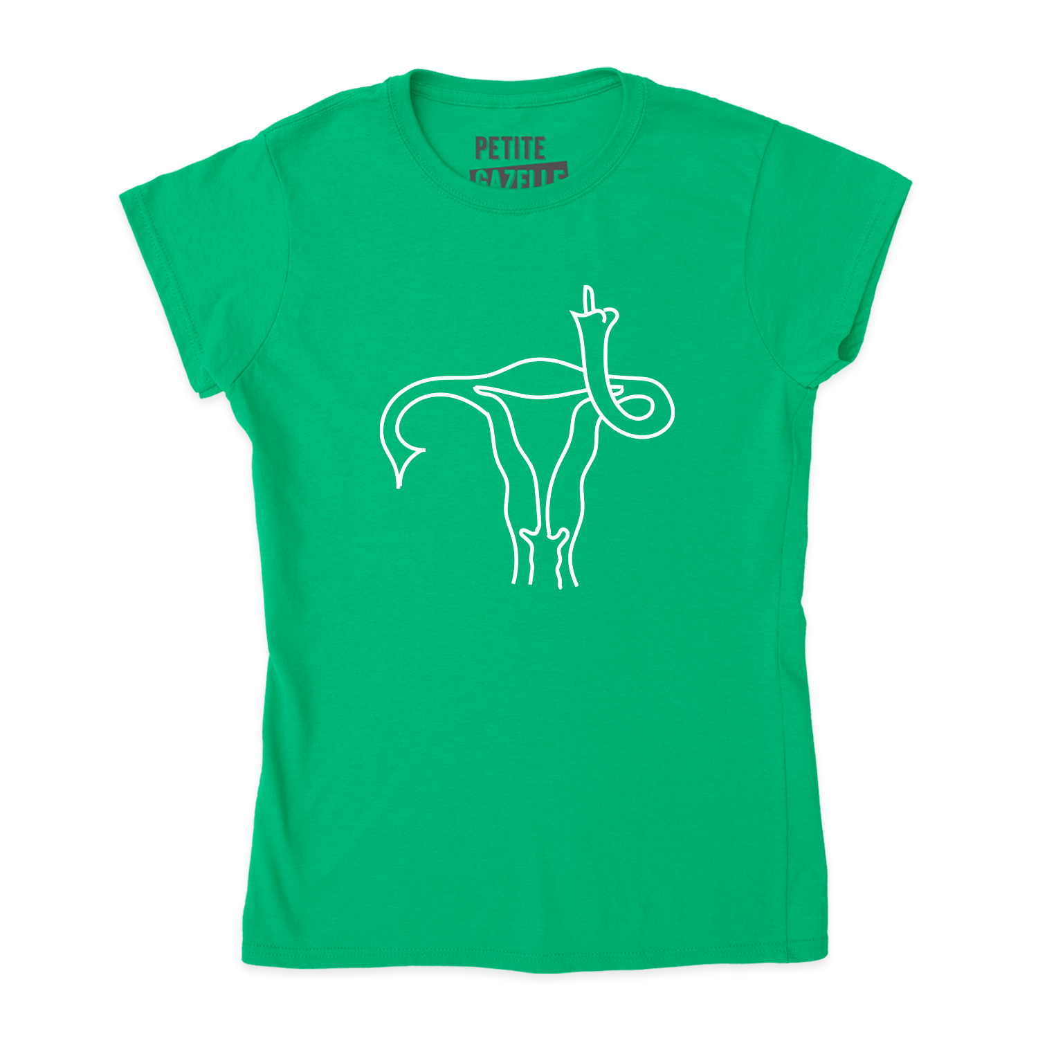 TSHIRT AJUSTÉ | Uterus fâché qu'on se mêle de ses affaires