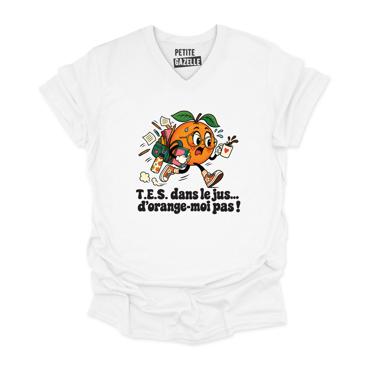 TSHIRT COL en V | TES dans le jus