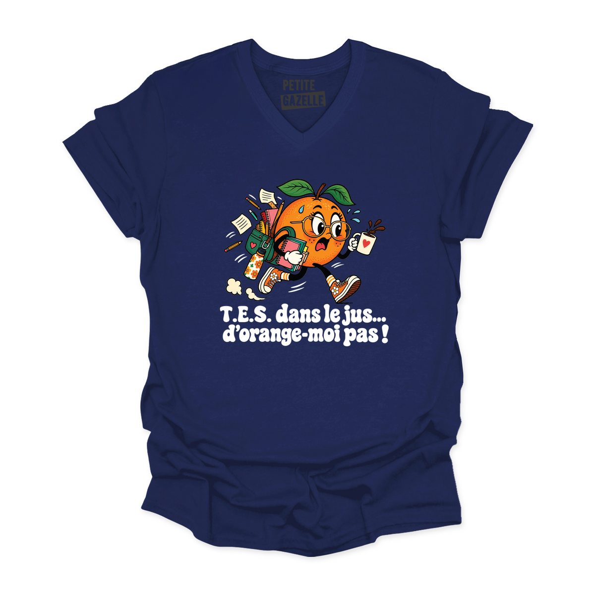 TSHIRT COL en V | TES dans le jus