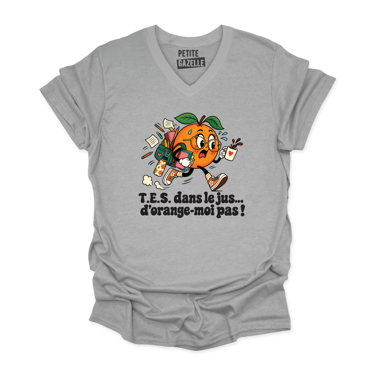 TSHIRT COL en V | TES dans le jus