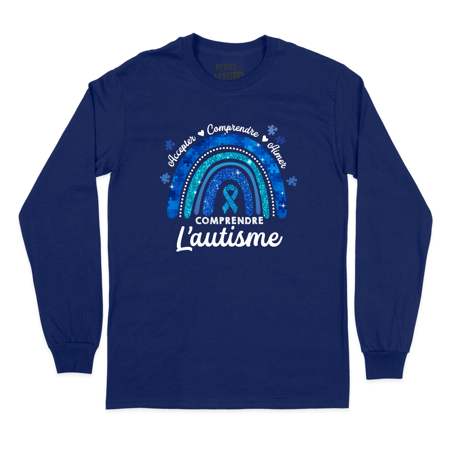 T-SHIRT À MANCHES LONGUES | Autisme Arc-en-ciel
