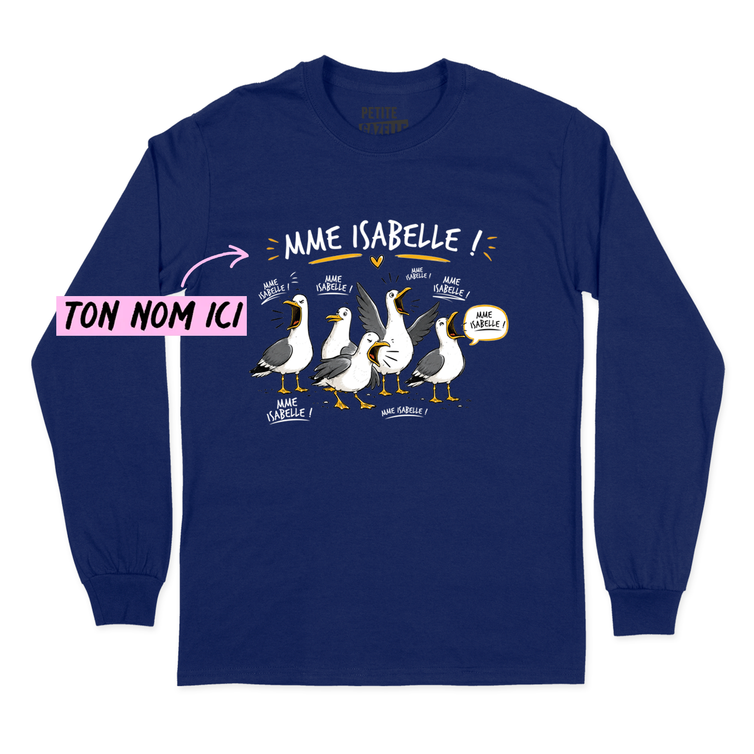 T-SHIRT À MANCHES LONGUES | Les petites mouettes