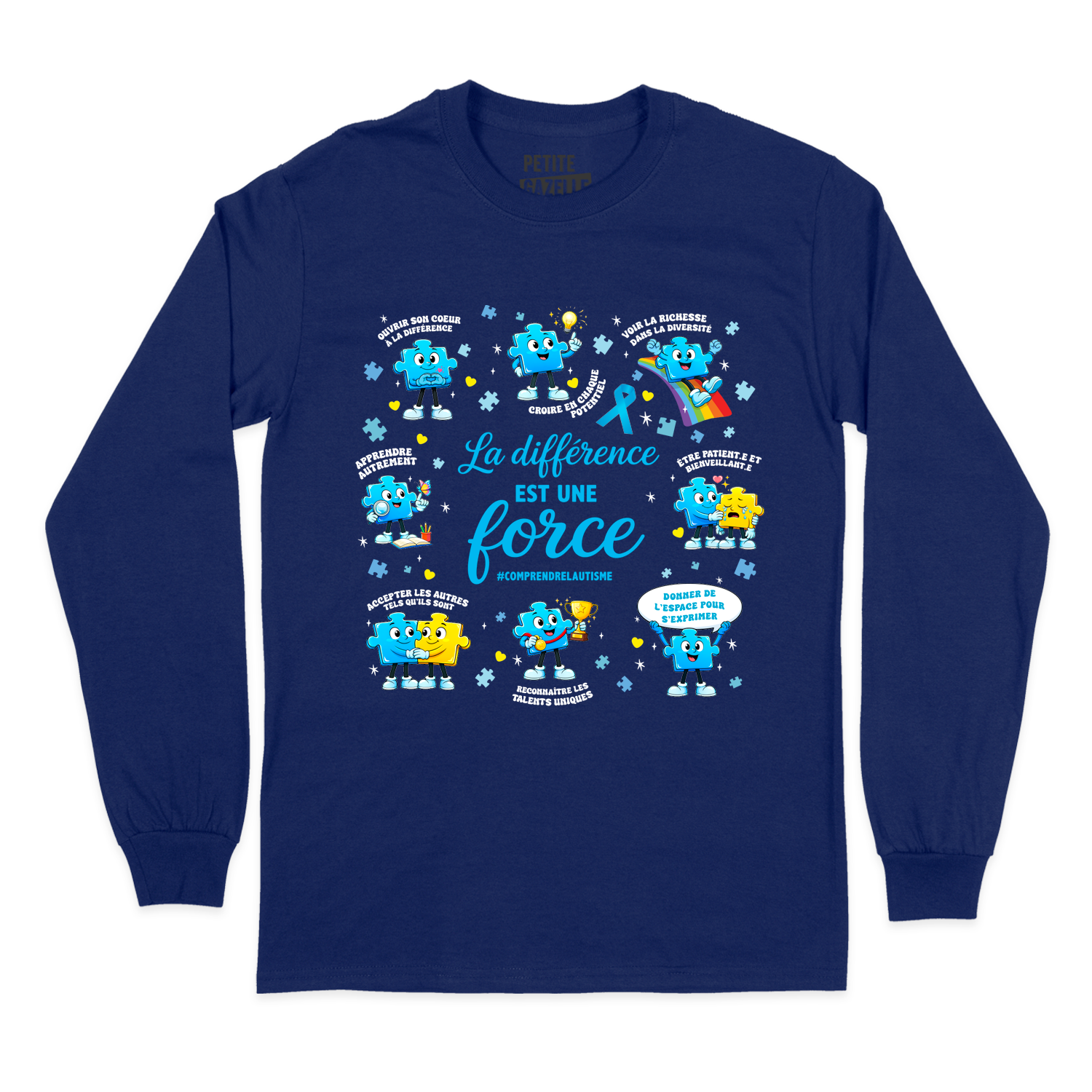 T-SHIRT À MANCHES LONGUES | Comprendre l'autisme