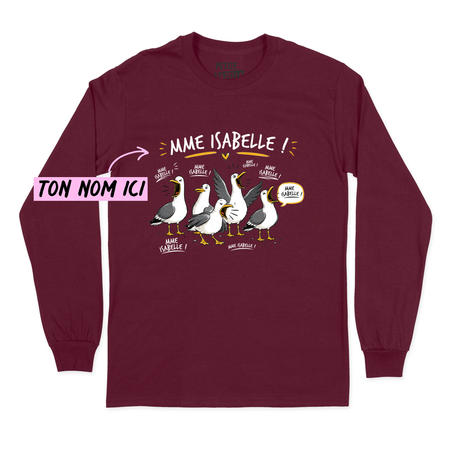 T-SHIRT À MANCHES LONGUES | Les petites mouettes
