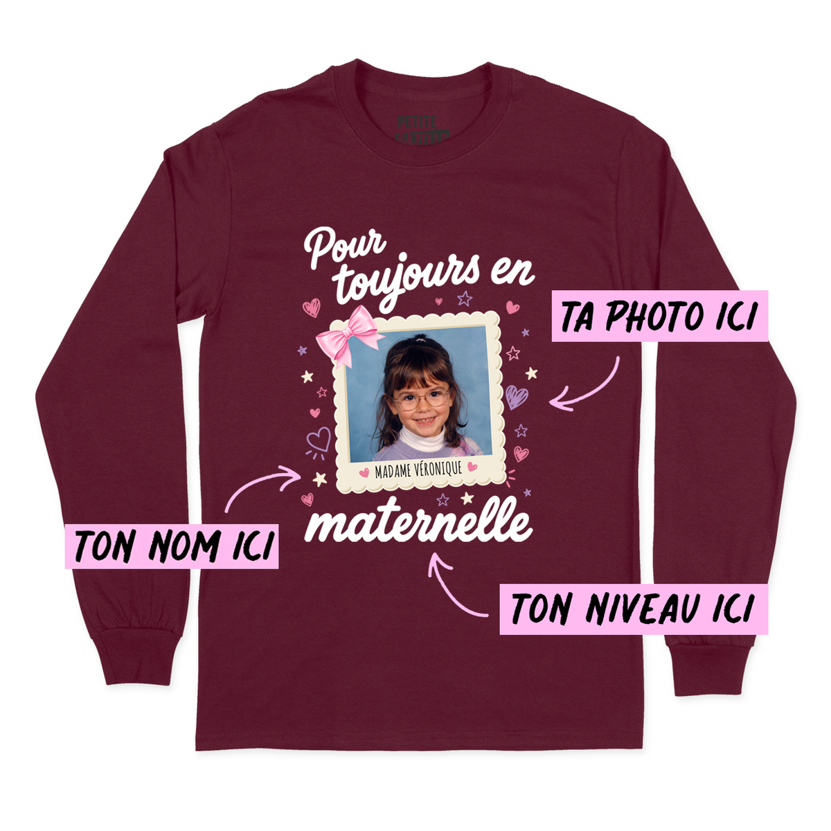 T-SHIRT À MANCHES LONGUES | Pour toujours