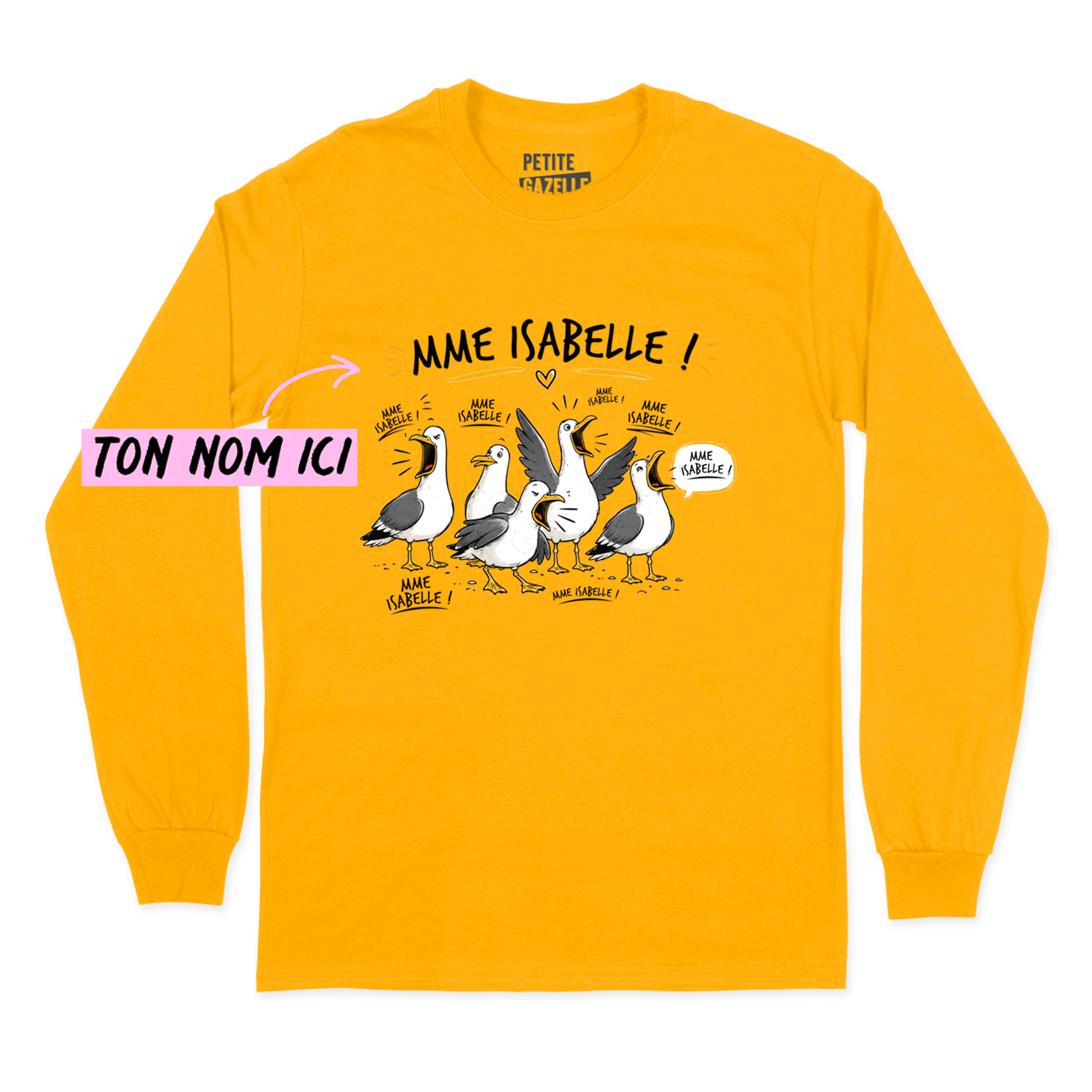 T-SHIRT À MANCHES LONGUES | Les petites mouettes