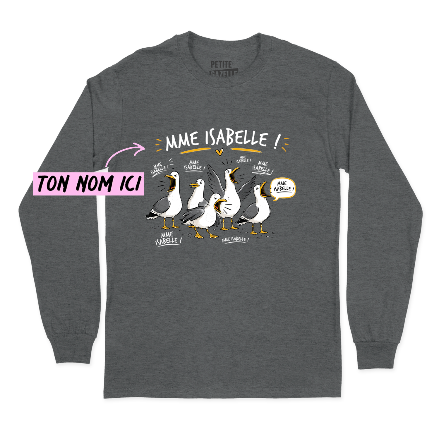T-SHIRT À MANCHES LONGUES | Les petites mouettes