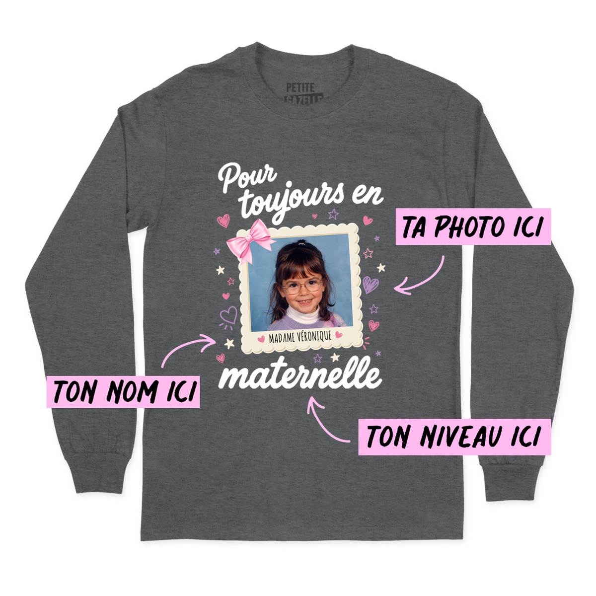 T-SHIRT À MANCHES LONGUES | Pour toujours