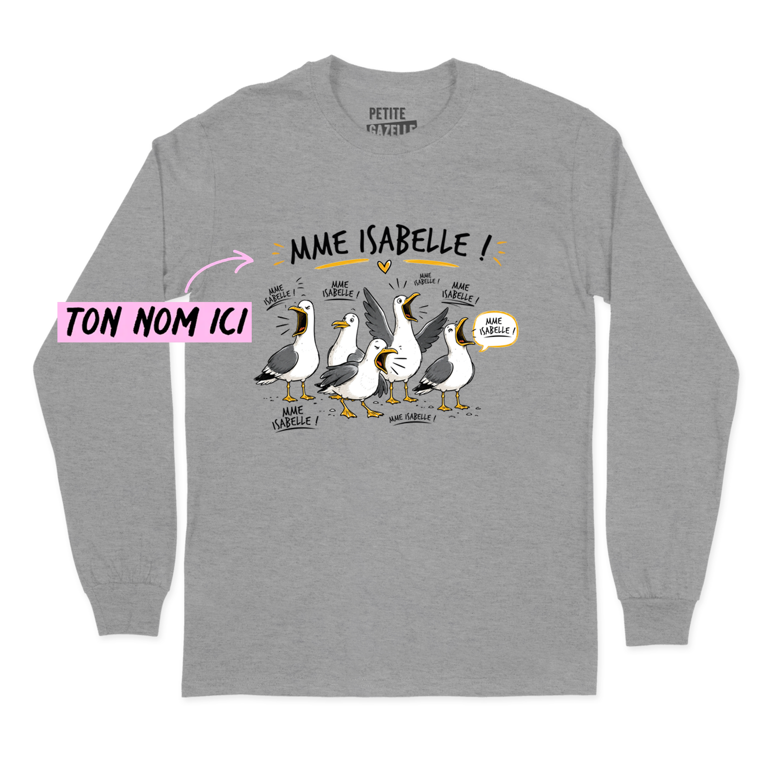T-SHIRT À MANCHES LONGUES | Les petites mouettes