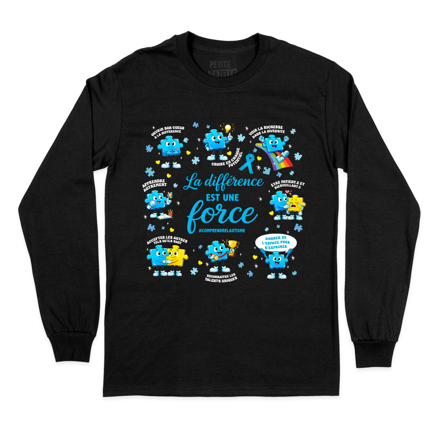 T-SHIRT À MANCHES LONGUES | Comprendre l'autisme