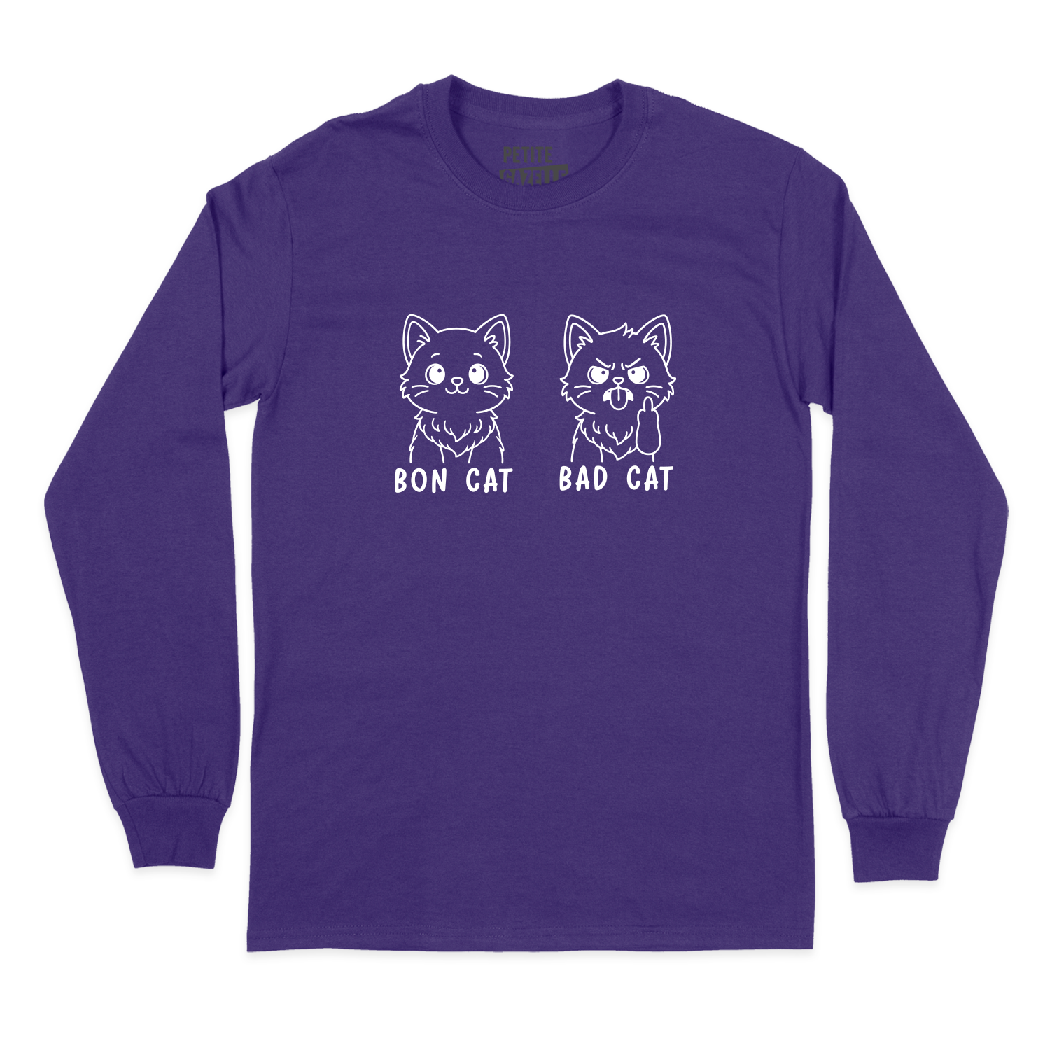 T-SHIRT À MANCHES LONGUES | Bon cat Bad cat