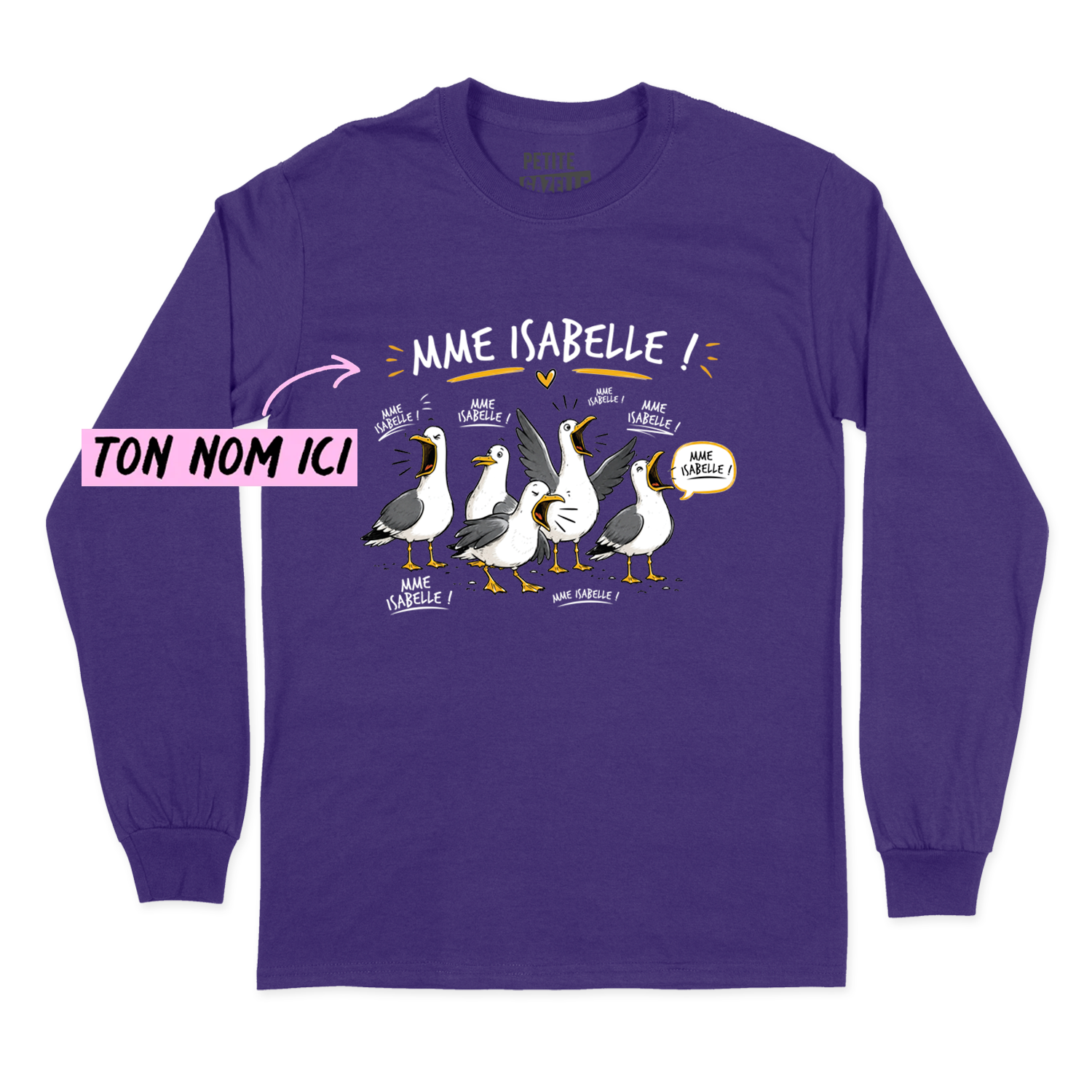 T-SHIRT À MANCHES LONGUES | Les petites mouettes