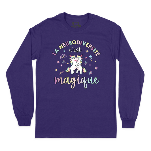 T-SHIRT À MANCHES LONGUES | La neurodiversité c'est magique