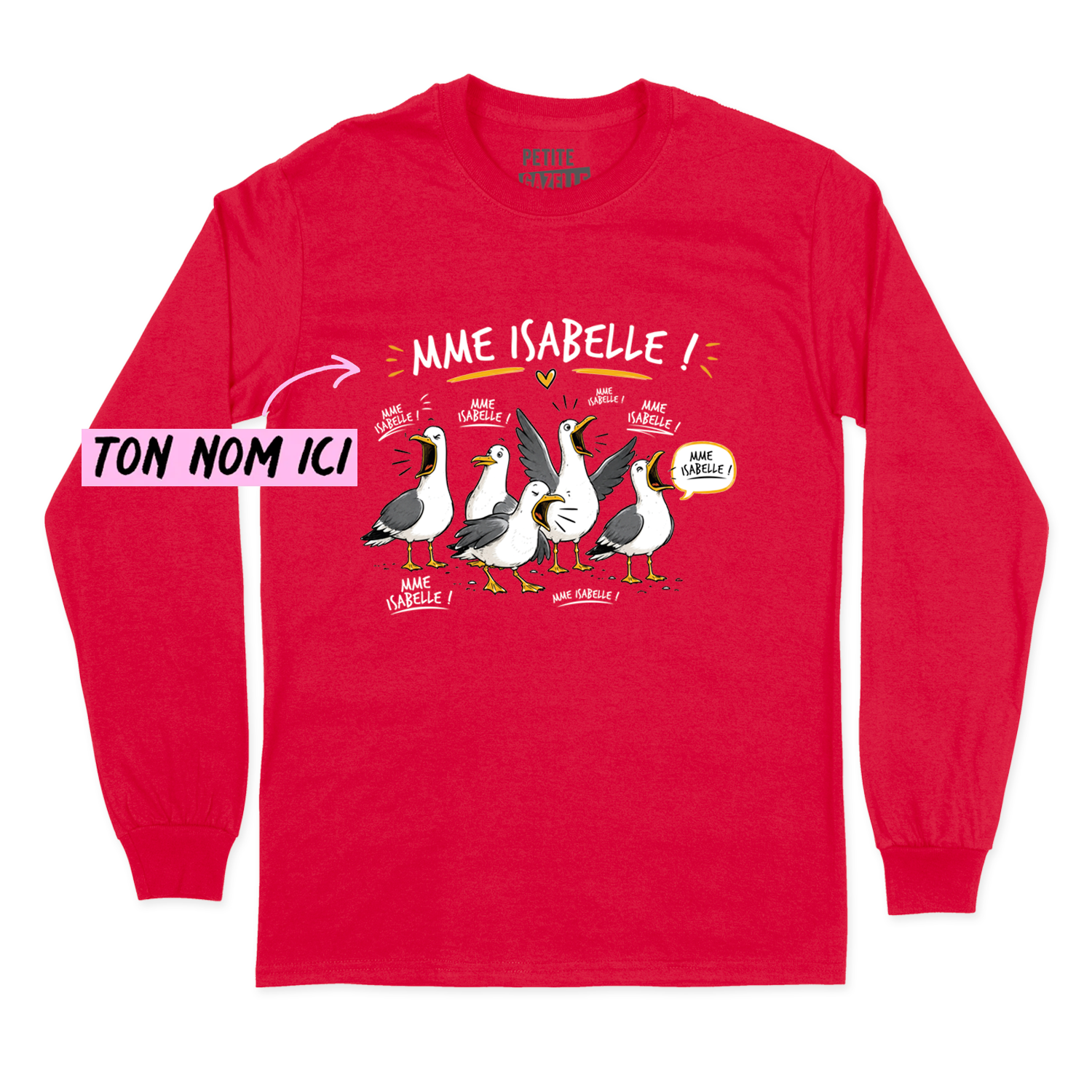 T-SHIRT À MANCHES LONGUES | Les petites mouettes
