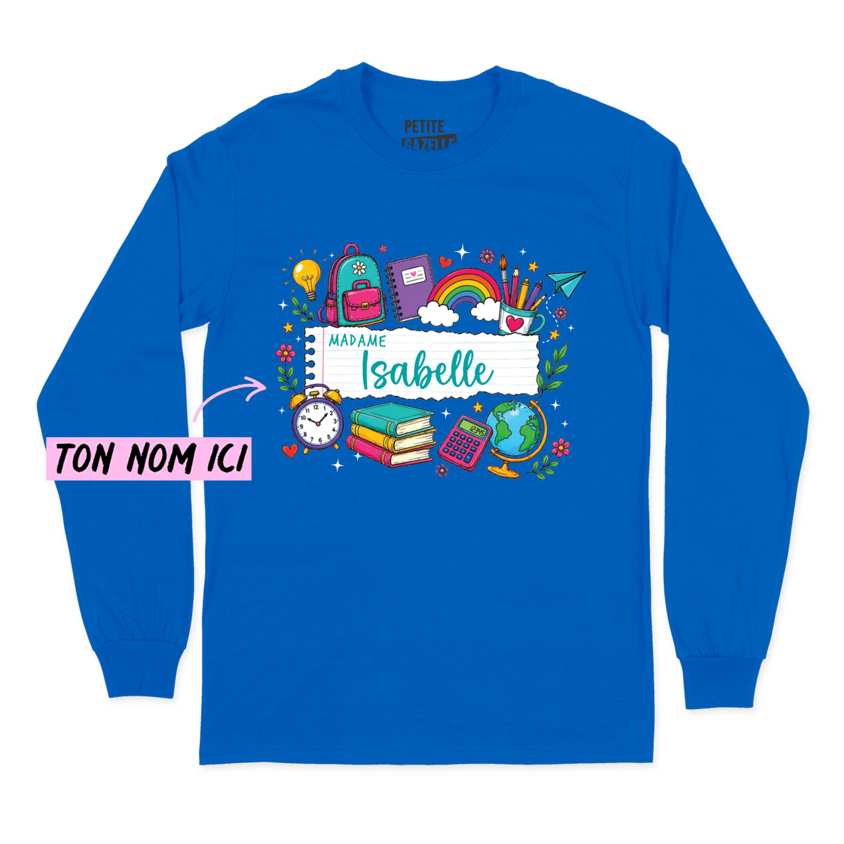 T-SHIRT À MANCHES LONGUES | Feuille Lignée